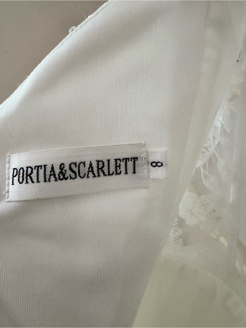 Portia & Scarlett short wedding dress - Picture 3 of 3